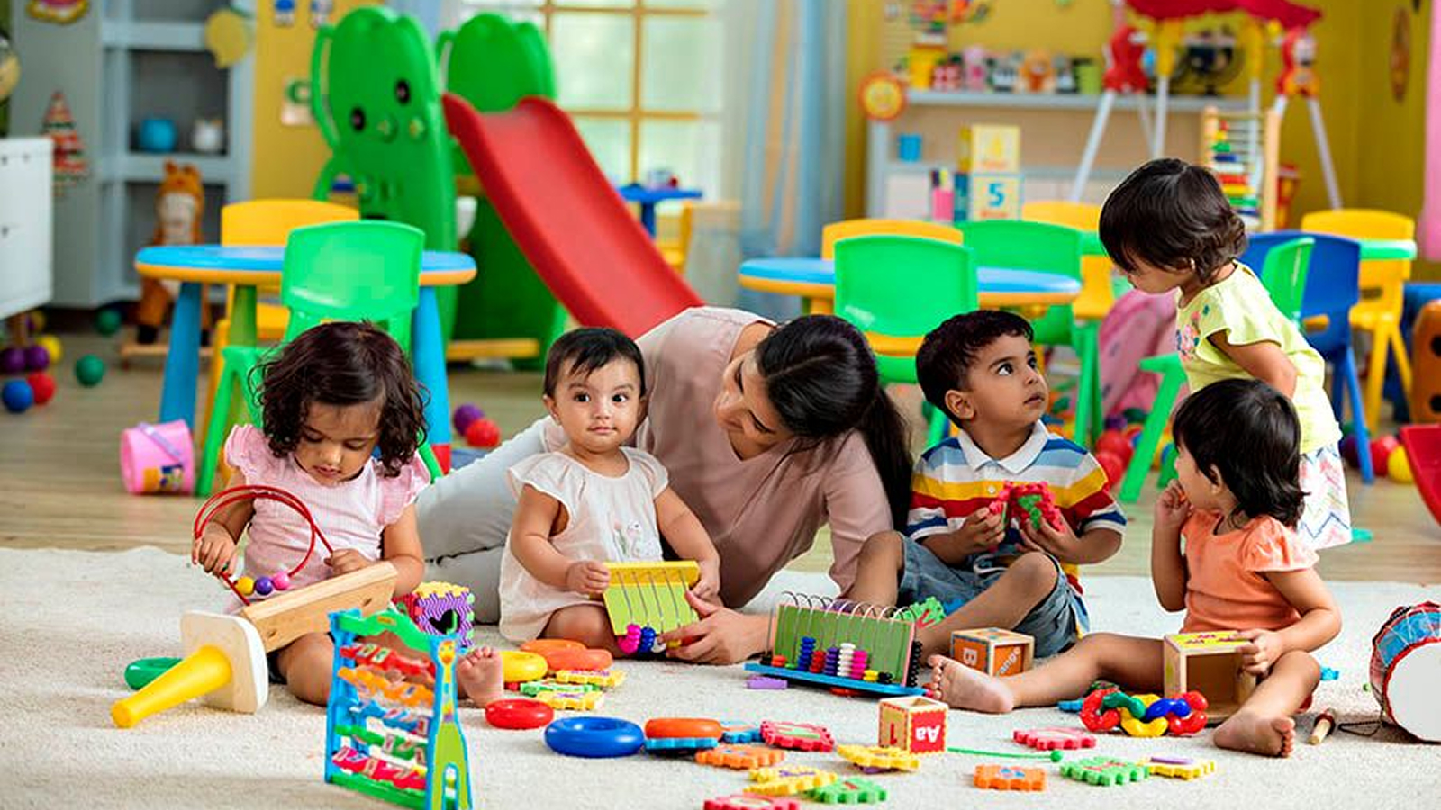 Children learning in our classroom
